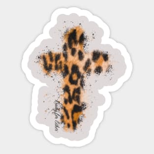 Style Cross Sticker